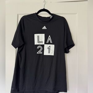 Adidas Black LA 21 Men's T-Shirt Size XL